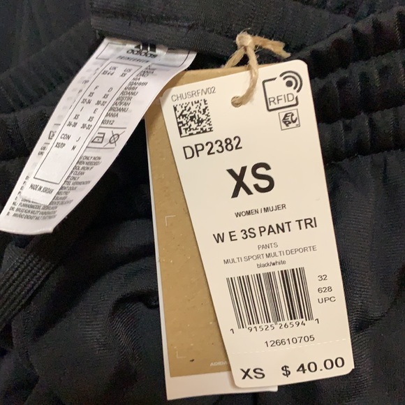 Adidas Women’s Tiro Black Joggers - Picture 3 of 4